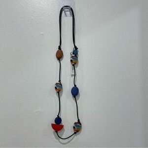 Decouture Fair Trade Women Made Vibrant Multicolor Wooden & Resin Beads Necklace